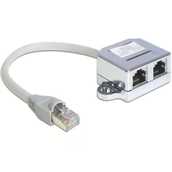 Verkkokaapeli DeLOCK 65441 RJ-45 0,15 m harmaa