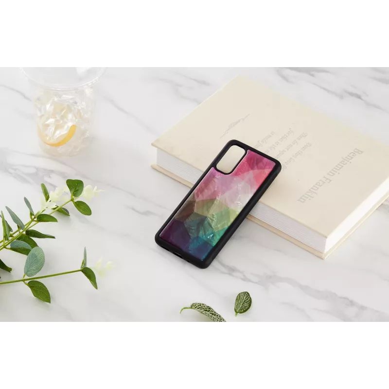 iKins suojakotelo Samsung Galaxy S20:lle – vesikukkakuvio, musta