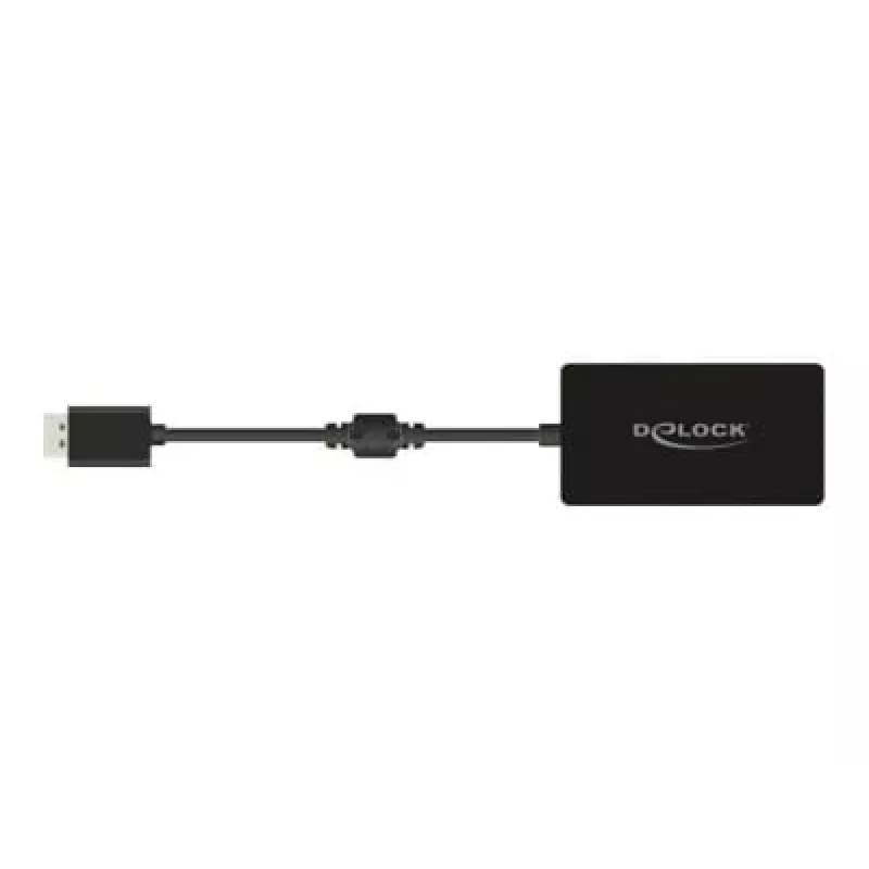 DeLOCK 0.16m DisplayPort/VGA+HDMI+DVI VGA (D-Sub)+ HDMI + DVI musta
