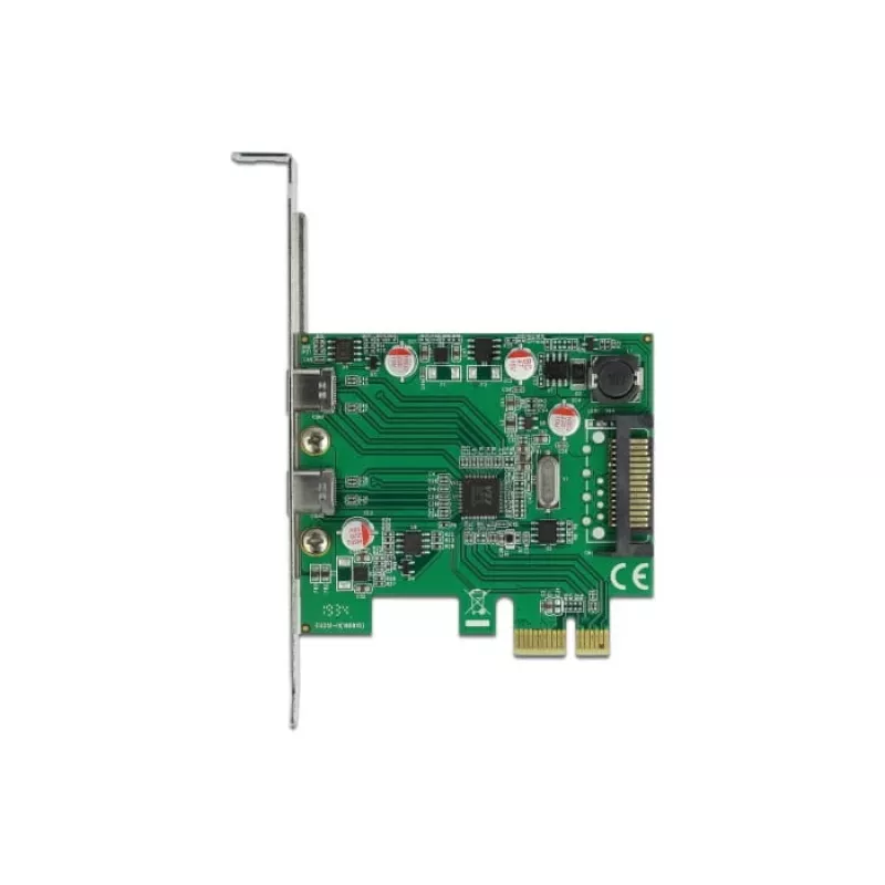 DeLOCK PCI Express x1 -kortti 2 x USB Type-C™ -liittimeen