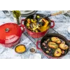 Staub La Cocotte pyöreä valurautainen haudutuspata – 3-TEILIGES SET