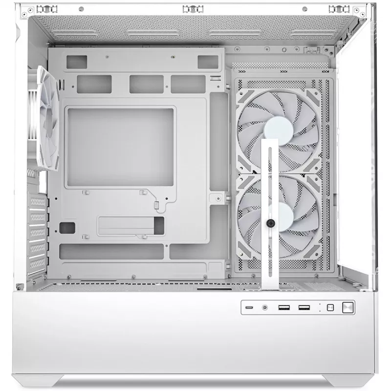 PC-kotelo Sharkoon MK6 RGB Midi Tower valkoinen
