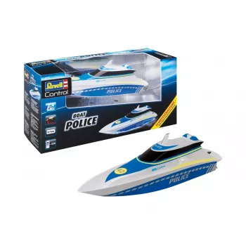 Revell Control Waterpolice RC aloittelija moottorivene 100% RtR 350 mm (24138)