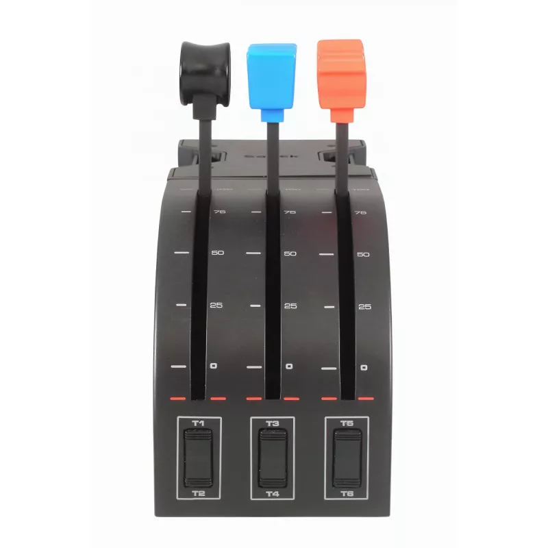 Logitech Saitek Pro Flight Throttle Quadrant - kaasuvipu - johdollinen - PC:lle (945-000015)