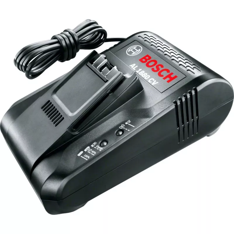 Bosch AL 1880 CV 1600A011TZ pikalaturi, 8 A, Power for All, musta