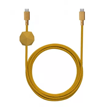 USB-C–USB-C-kaapeli Native Union Anchor – 1,8 m, keltainen
