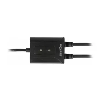 Sarjakaapeli DeLOCK 63950 USB 2.0 Type-A 2 x RS-232 DB9 musta 0,6 m
