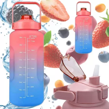 Extralink motivaatiojuomapullo, 2000 ml, punainen-sininen, BUT-994