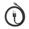Baseus Cafule 2.4A 1 m Micro-USB-kaapeli (harmaa/musta)