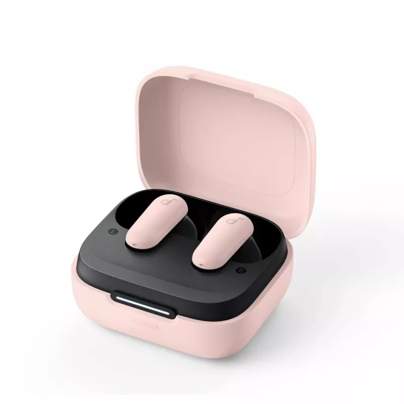 Headset Anker P30i langaton in-ear-headset puheluihin ja musiikkiin, USB Type-C, Bluetooth, vaaleanpunainen