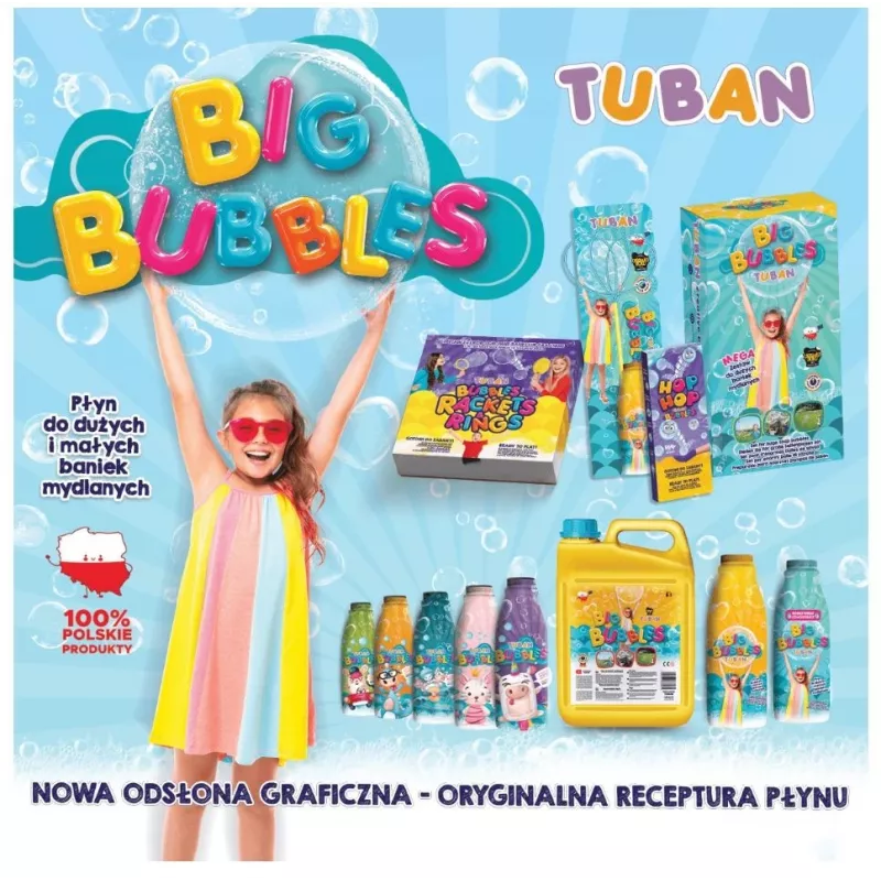 Kuplasarja Tuban DISPLAY SMALL SOAP BUBBLES MIX 36 KPL x 60 ml