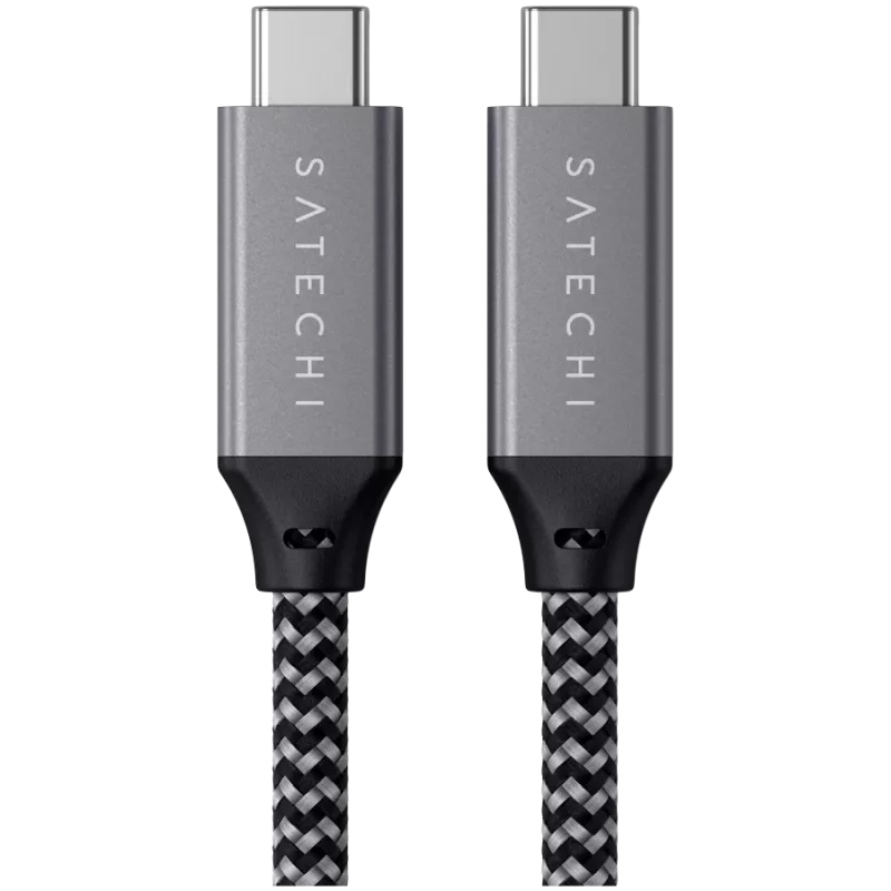 USB-kaapeli Satechi ST-U4C25M USB4 Gen 3x2 0,25 m musta harmaa