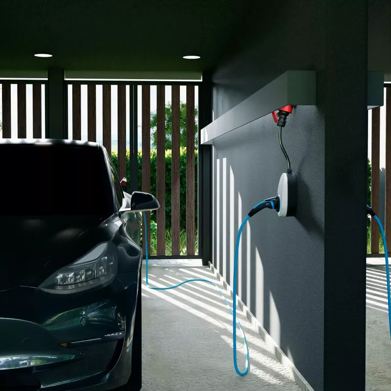 Go-e Charger Gemini flex 11 kW mobiili latausasema, 16 A CEE, valkoinen