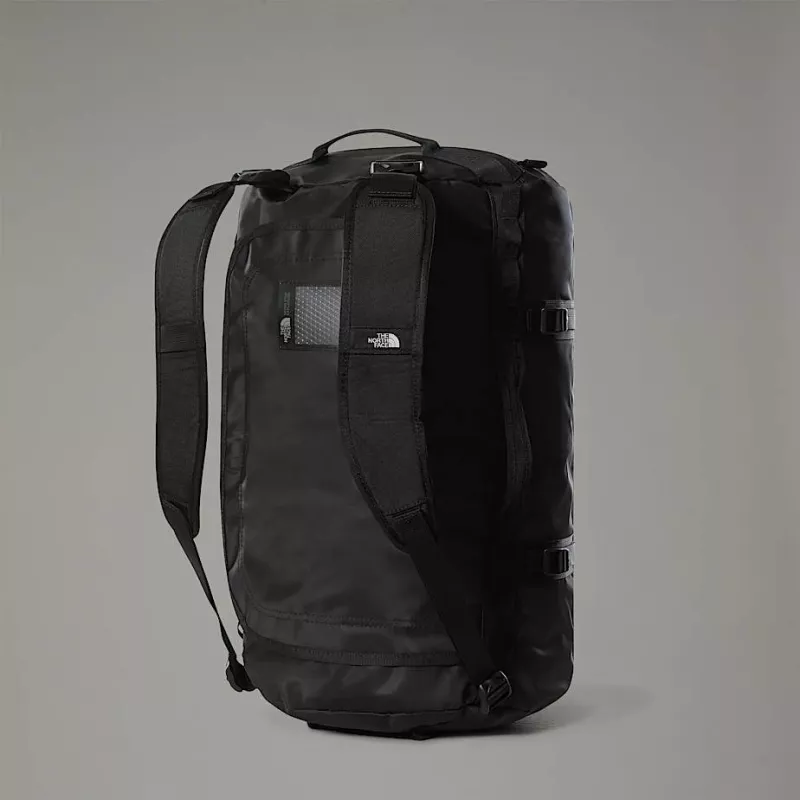 Duffel bag The North Face Base Camp S — 50 L, nailon/polyesteri, musta/valkoinen