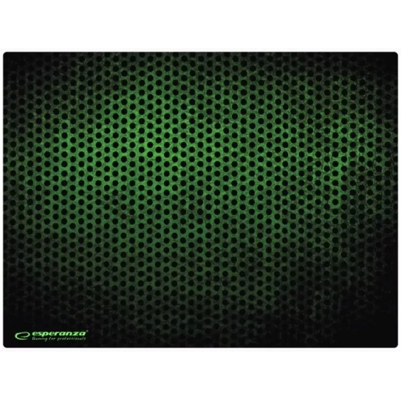 Hiirimatto ESPERANZA EGP103G — pelikumimatto, 400×300×3 mm, kuvioitu vihreä