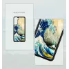 Suojakotelo iKins Samsung Galaxy S21+ — suojaava takakansi 'great wave'