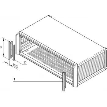 SCHROFF sivukansi PROPAC/PRO - telineen lisävaruste (24576117)