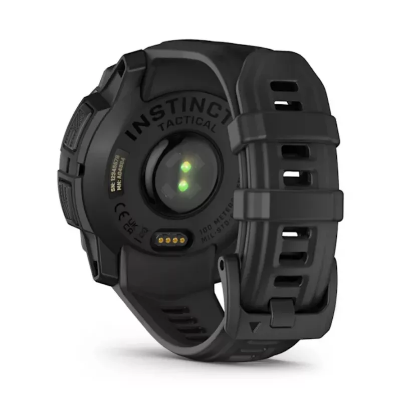 Älykello GARMIN Instinct 3 45 mm Solar Tactical Edition musta — 45 mm, aurinkolataus, GPS, sykemittari