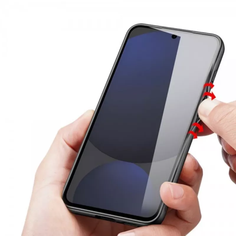 nevox StyleShell NYLO - Samsung Galaxy S25 FE musta (2576)