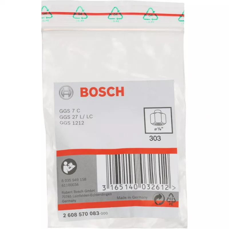 Istukkahylsy Bosch 2608570083 1/8