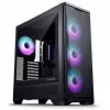 PHANTEKS Eclipse G400A -tietokonekotelo + Glacier M25 Gen2 AiO-nestekylmäys - musta