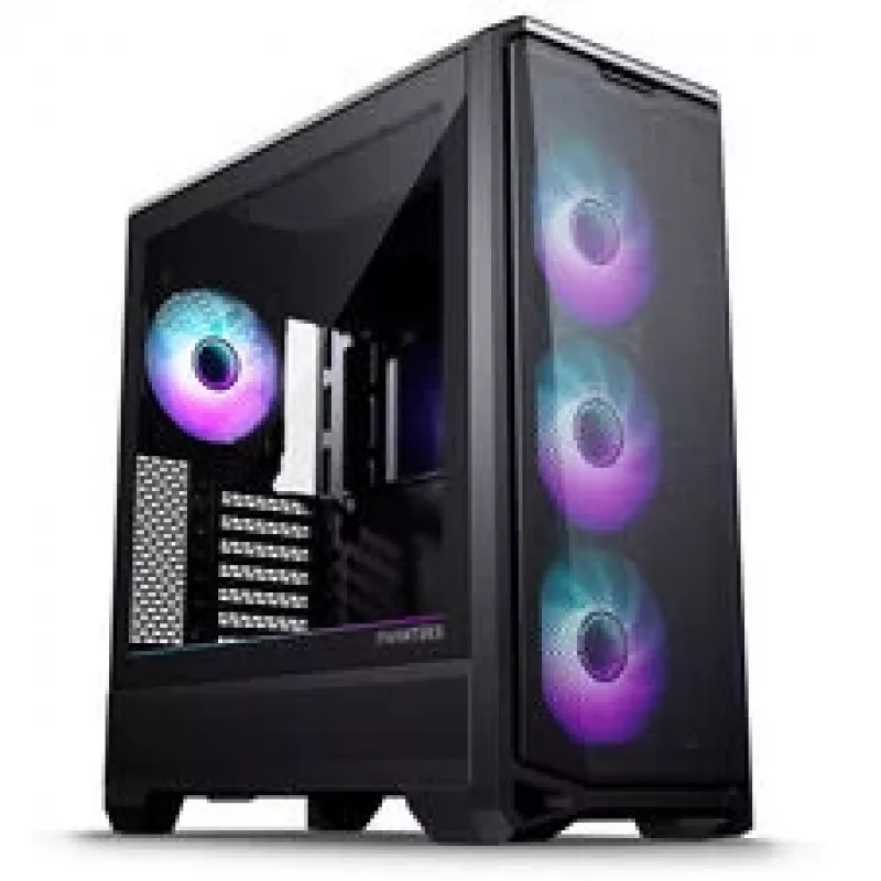 PHANTEKS Eclipse G400A -tietokonekotelo + Glacier M25 Gen2 AiO-nestekylmäys - musta