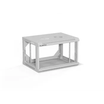 ALANTEC verkkokaappi 19 6HE 600x450, harmaa litteä pakkaus