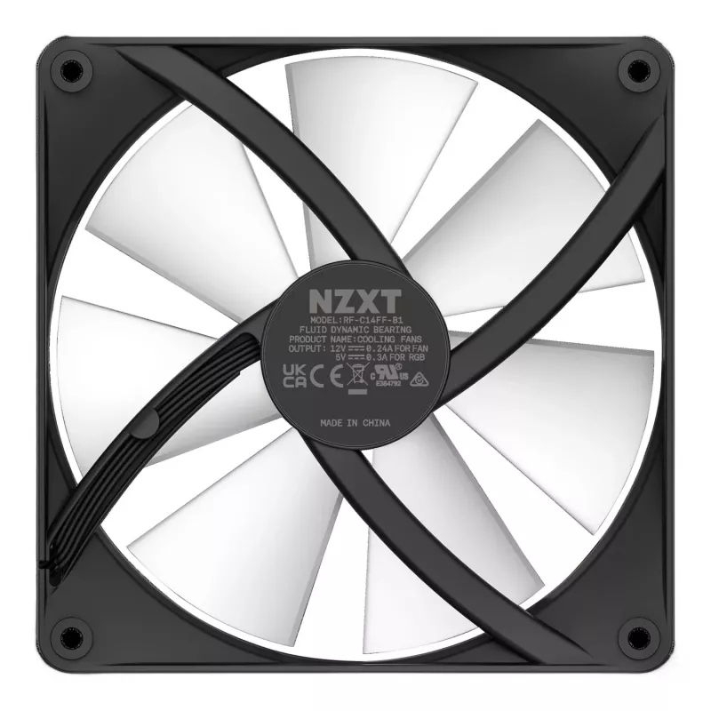 NZXT F140 RGB Core 140 mm:n kotelotuuletin - musta