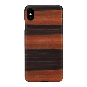 Älypuhelinkotelo man and wood iPhone XS Max – eebenpuumusta, suojaava kova takakuori
