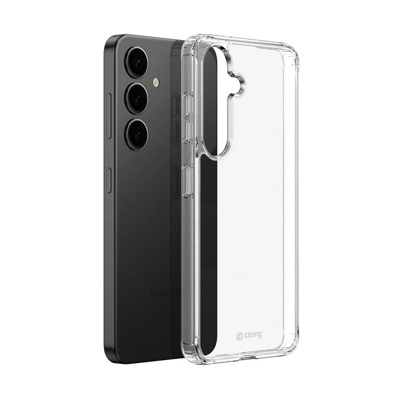 Läpinäkyvä suojakotelo Crong Crystal Shield Samsung Galaxy S25:lle