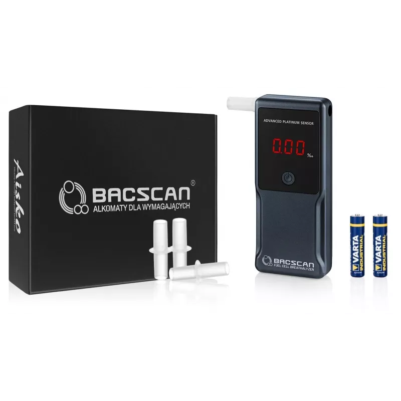 BACscan F-50 -alkometri harmaa