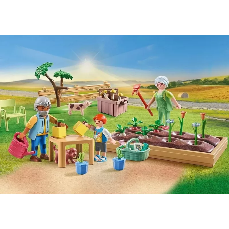 Playmobil 71443 Country: kasvimaa isovanhempien kanssa