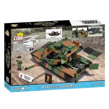 Rakennussarja Cobi M1A2 SEPV3 Abrams malli 1 065 rakennuspalikalla