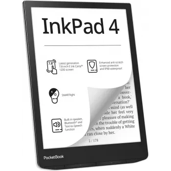 E-kirjalukija PocketBook InkPad 4 7,8