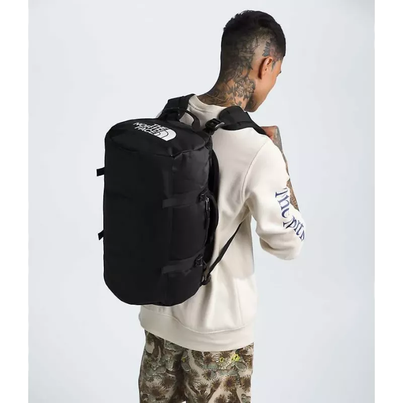 Laukku Base Camp Duffel XS TNF Black-TNF valkoinen-NPF
