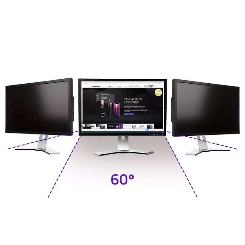 Qoltec GDPR tietosuojakalvo 23 | 16:9 | Eye Care | Panoramic
