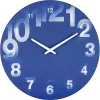 NeXtime kello 3077bl 3D, Ø39,5 cm, seinäkello, sininen/valkoinen