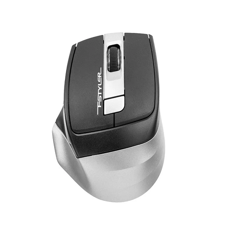 Langaton hiiri A4Tech FB35 (malli 46717) – Bluetooth + 2,4 GHz, 2000 dpi, 6 painiketta, harmaa
