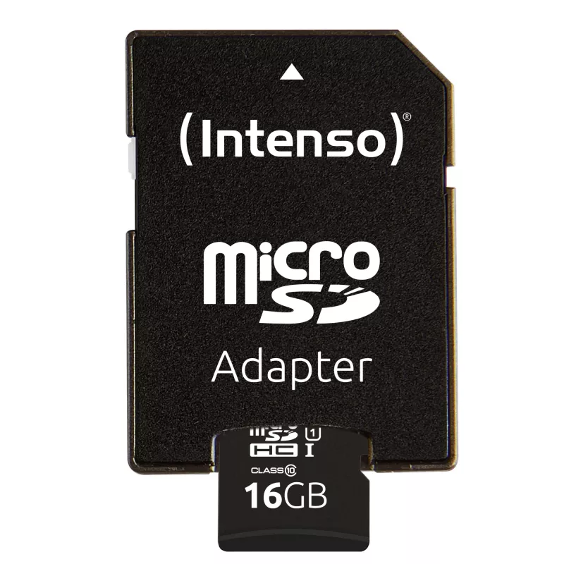Intenso Performance - flash-muistikortti (microSDHC/SD-adapteri sisältyy) - 16 GB - UHS-I U1 / Class10 - microSDHC UHS-I