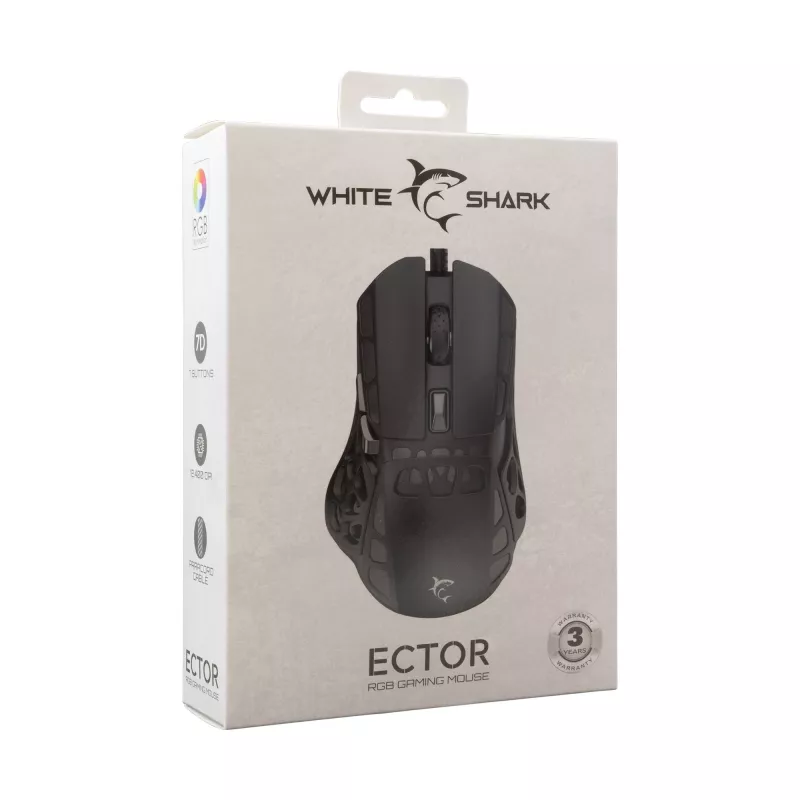 Hiiri White Shark GM-5016 Ector musta USB