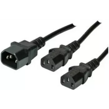 C13-liitinkaapeli ShiverPeaks C13/2 x C13 F/M 1,8 m