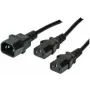 C13-liitinkaapeli ShiverPeaks C13/2 x C13 F/M 1,8 m