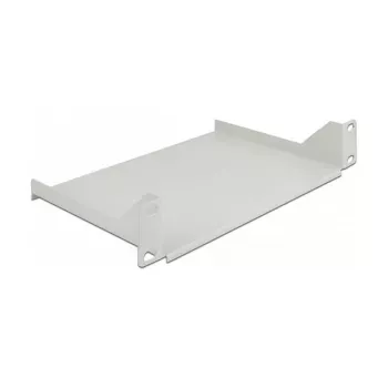 Rack-hylly DeLOCK 10 tuuman hylly verkkokaappiin 1U harmaa teräs