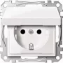 Pistorasia CEE 7/3 Merten MEG2310-0325 valkoinen 250V 16A