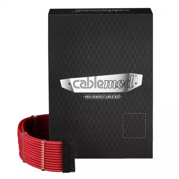 Virtalähdekaapelisarja CableMod PRO Series ModMesh C-sarja Cooler Master RMi/RMx (punainen)