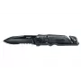 Taistelu-/taktinen veitsi Walther 5.0728 — Spear-Point, ruostumaton terä 9,5 cm, kokonaispituus 22,3 cm, musta