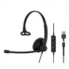Kuulokemikrofoni EPOS IMPACT 100 MS Mono USB-C+A johdollinen kevyt 51 g