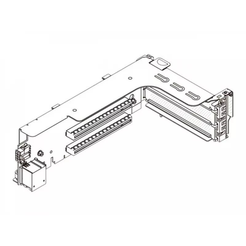 LENOVO ThinkSystem V3 2U E/x16/x16 PCIe G4 Riser 1/2 -lisävarustesarja