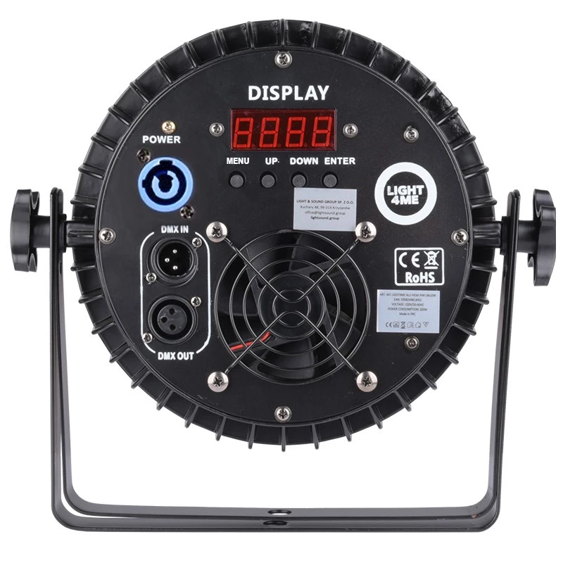 LIGHT4ME ALU QUAD PAR 18x6W RGBW - näyttämövalonheitin