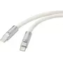 Renkforce USB-C®-kaapeli USB 2.0 USB-C®-pistoke, USB-C®-pistoke 1,00 m valkoinen RF-6056876 (RF-6056876)